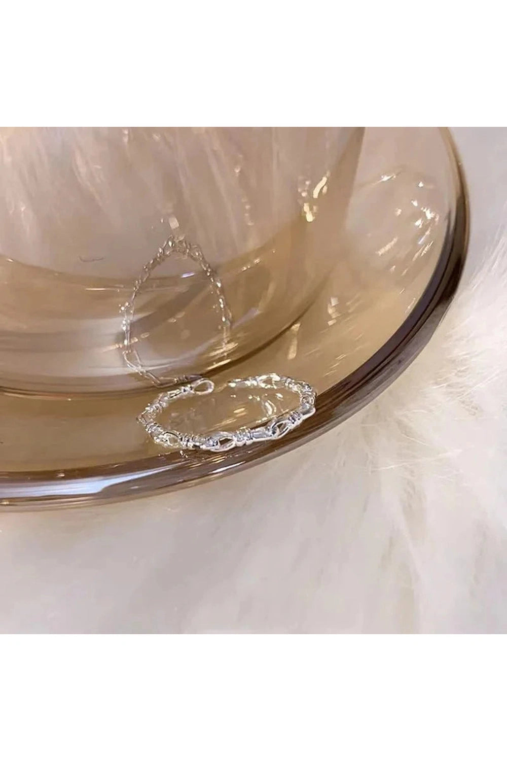 Y2k Silver Serenity Rings