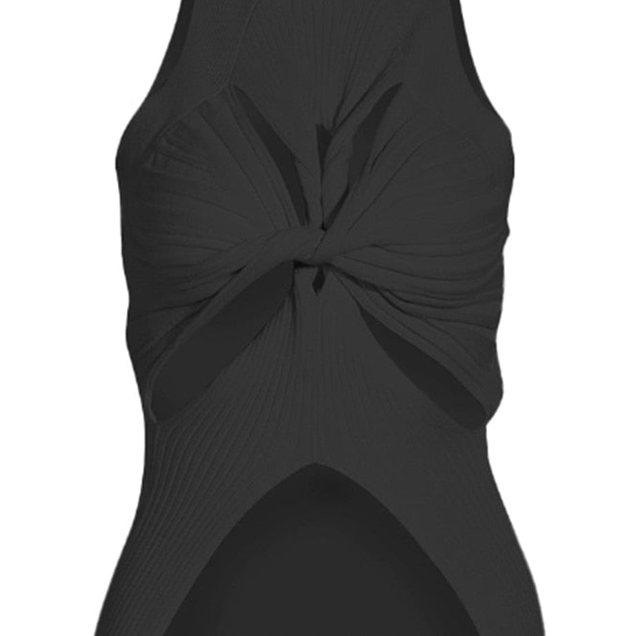 Y2k Sleeveless white t-shirt with slit