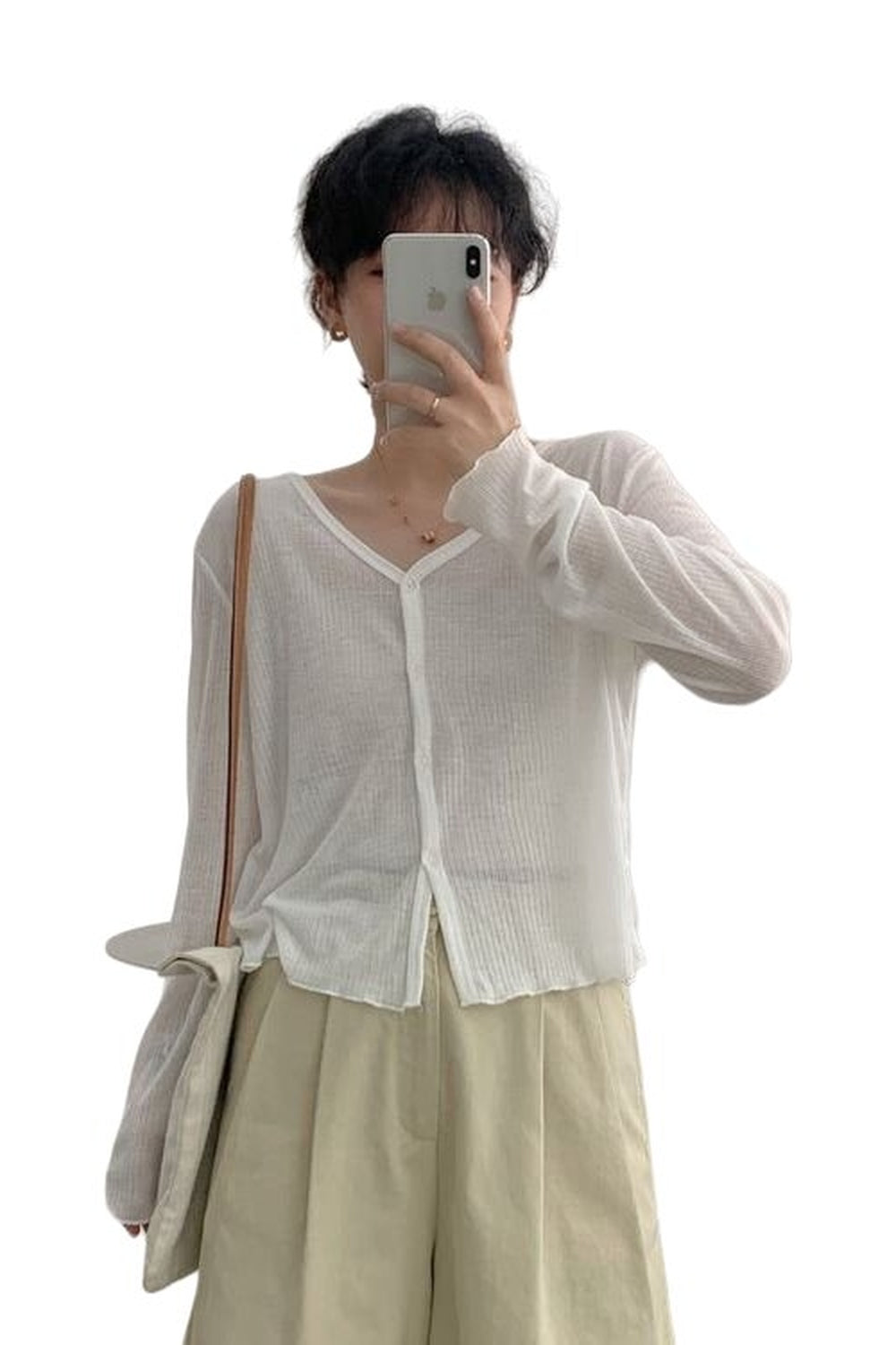 Y2k Slim Korean Vintage Knit Cardigan