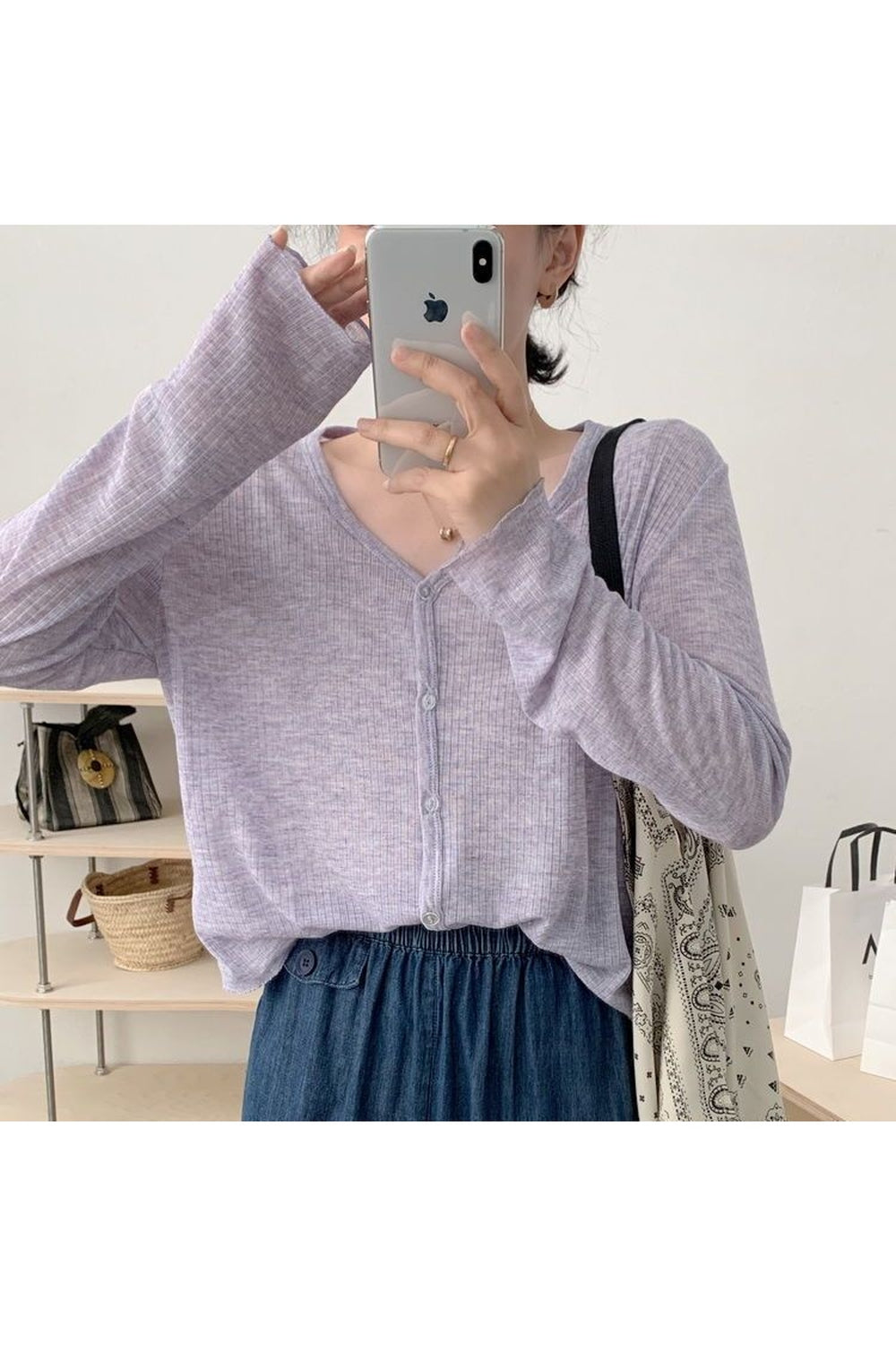 Y2k Slim Korean Vintage Knit Cardigan