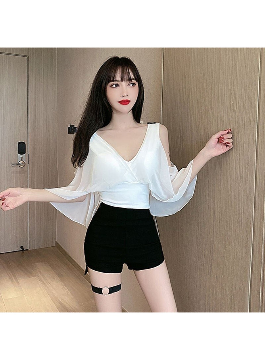 Y2k Slim Skinny High Waist Shorts