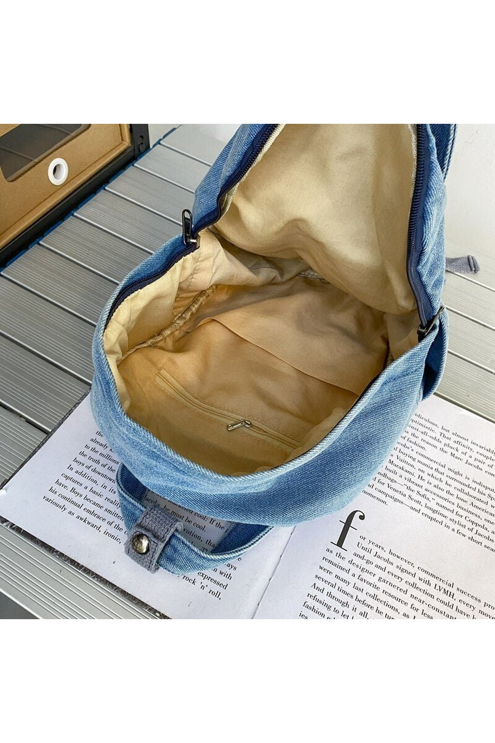 Y2k Small Denim Portable Backpack