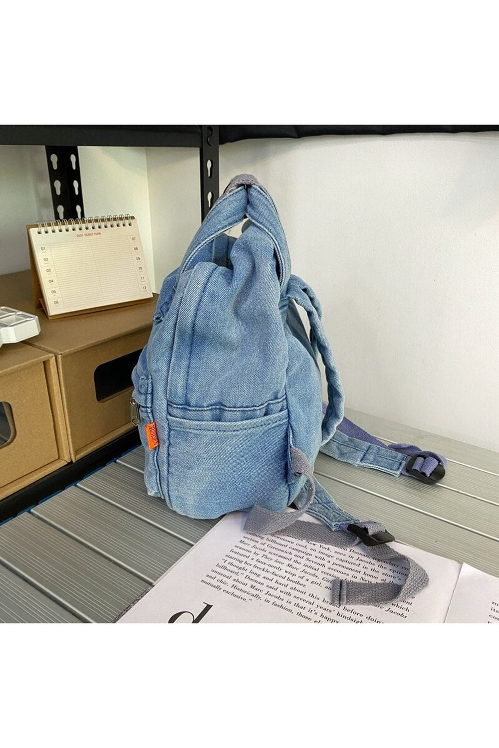 Y2k Small Denim Portable Backpack