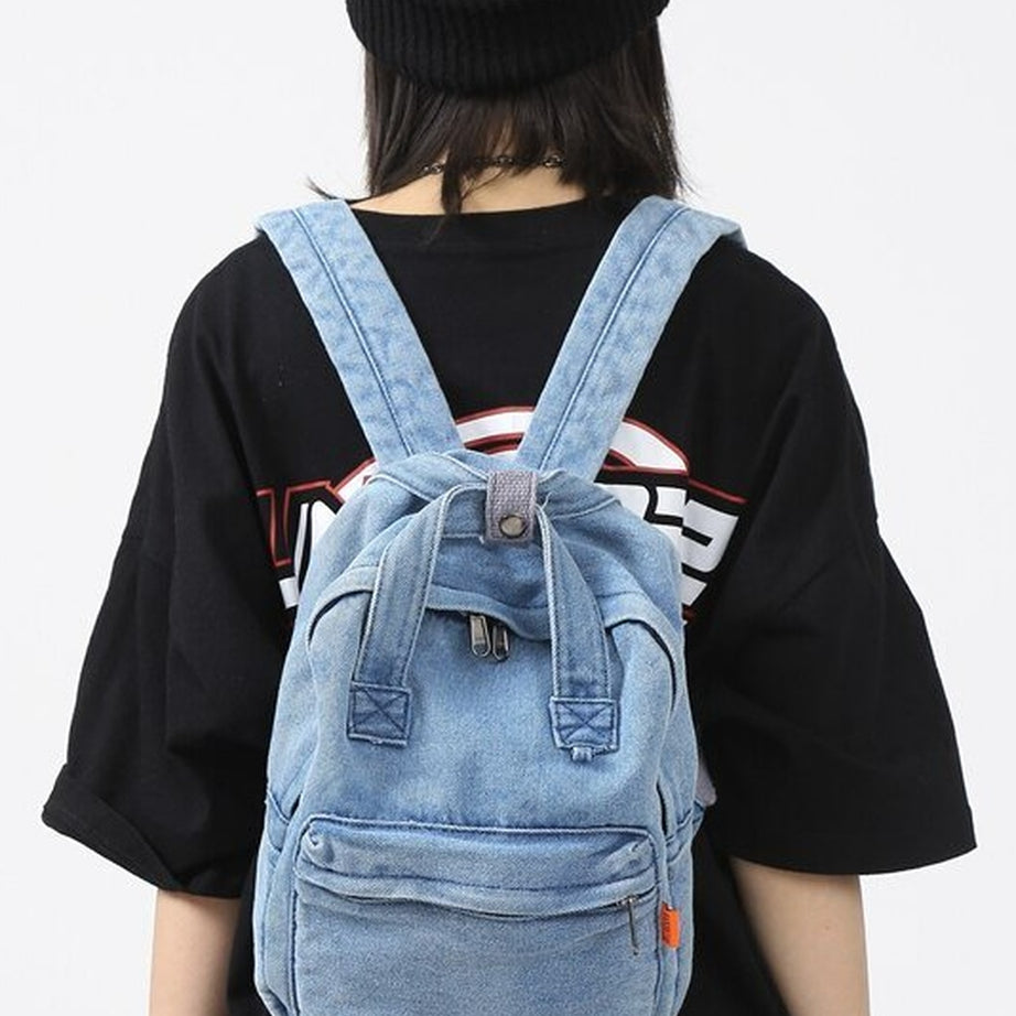 Y2k Small Denim Portable Backpack