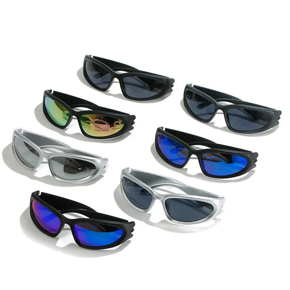 Y2k Small Oval Cat Eye Sunglasses