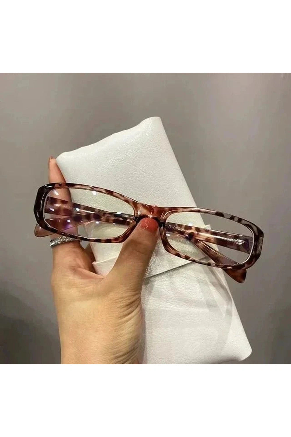 Y2k Small Square Frame Glasses