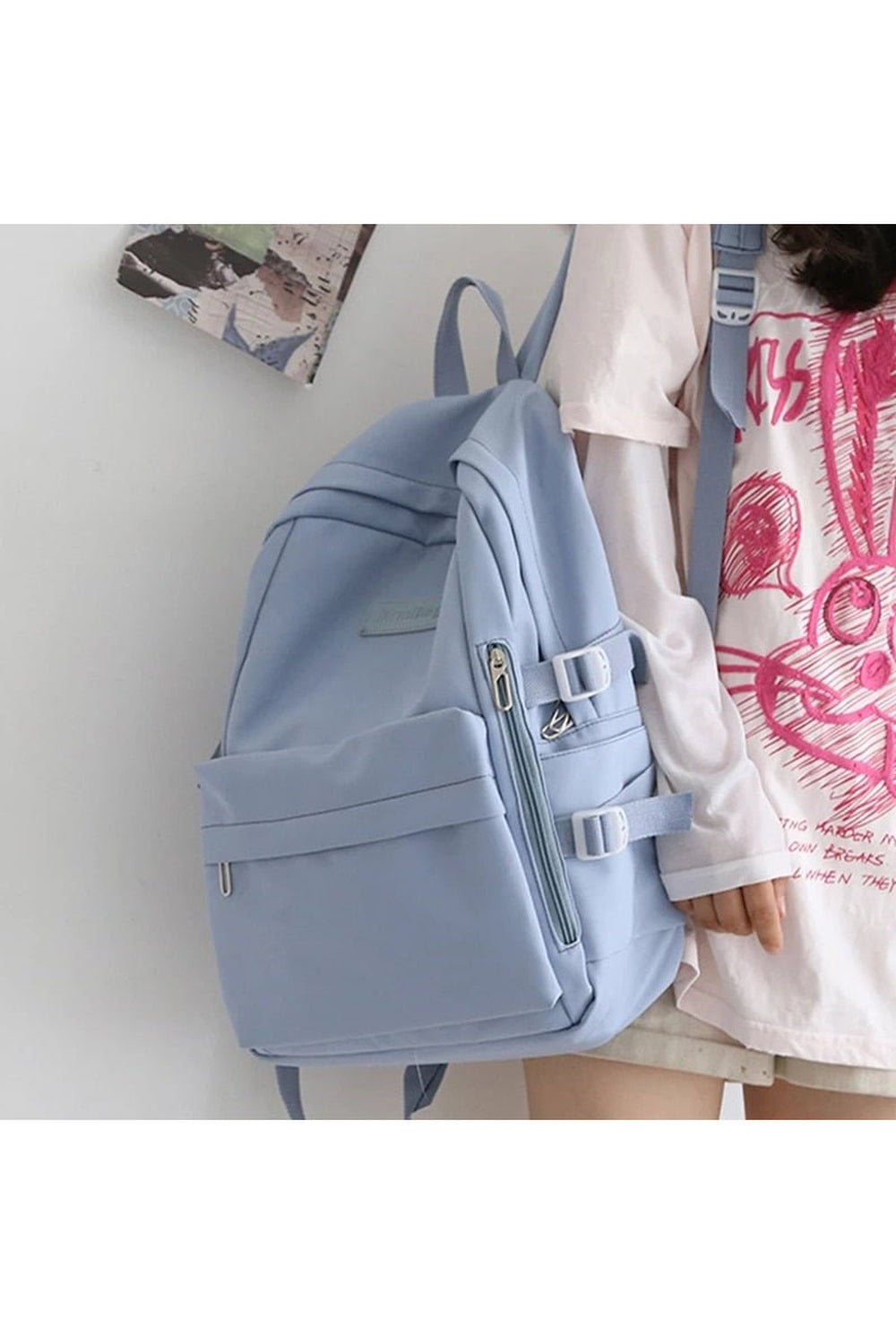 Y2k Small Waterproof Nylon Backpack