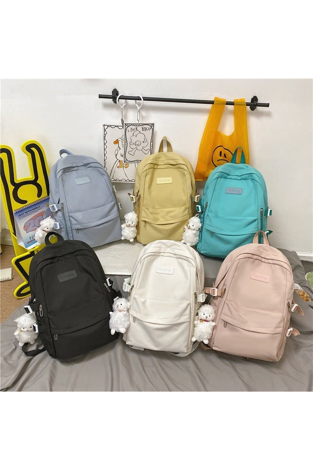 Y2k Small Waterproof Nylon Backpack