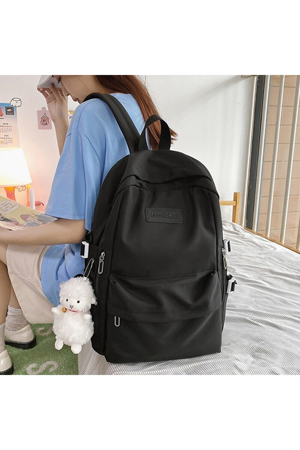 Y2k Small Waterproof Nylon Backpack