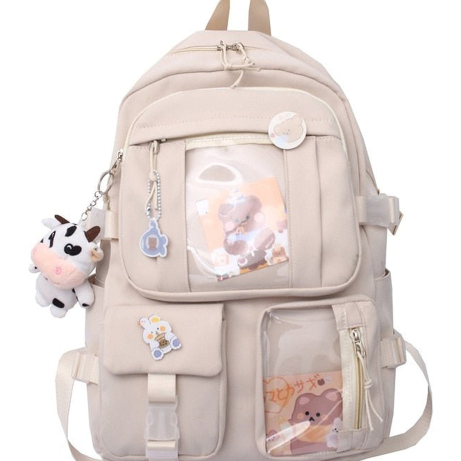 Y2k Solid Color Aesthetic Cute Backpack