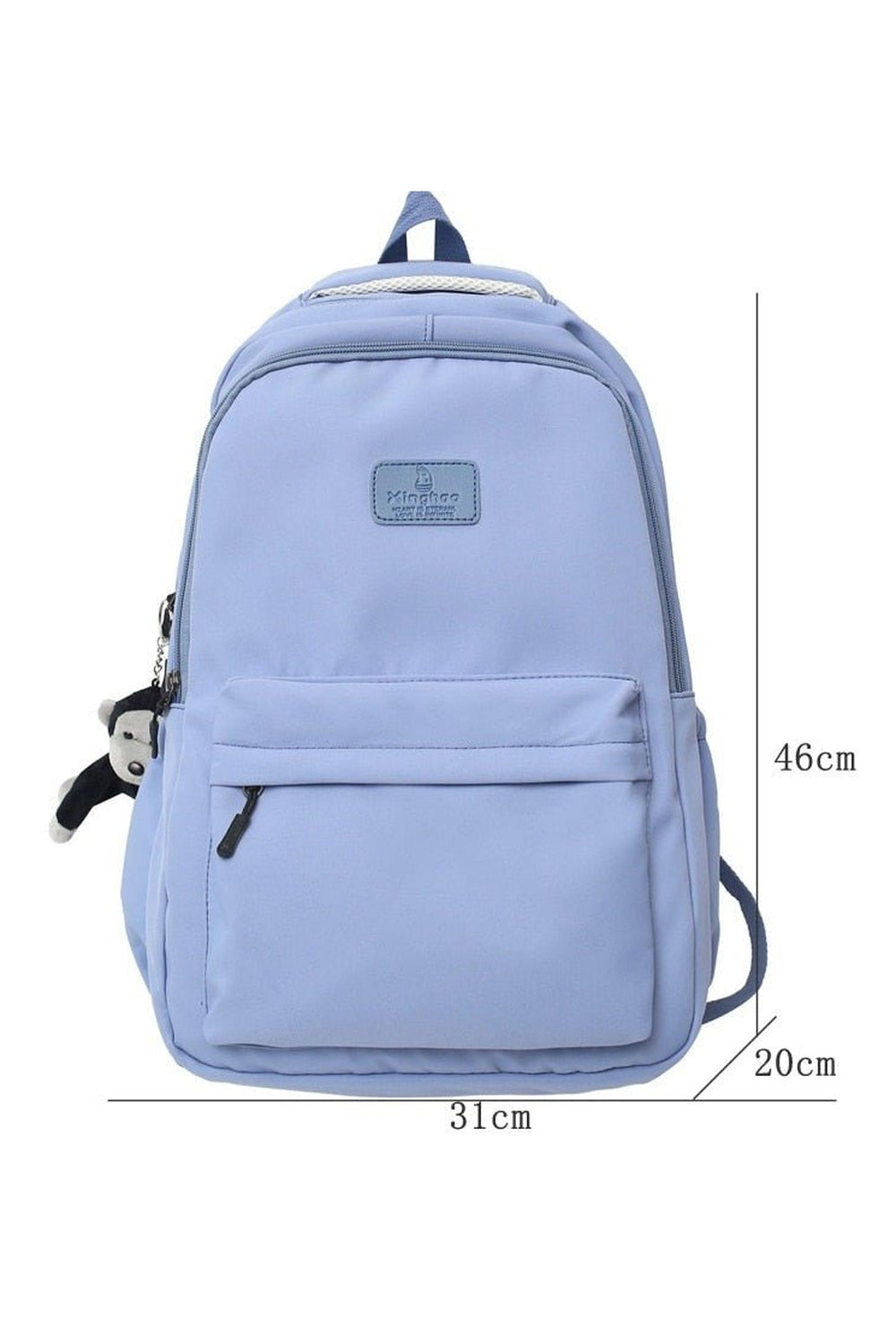 Y2k Solid Color Nylon Backpack