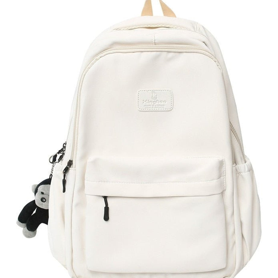 Y2k Solid Color Nylon Backpack