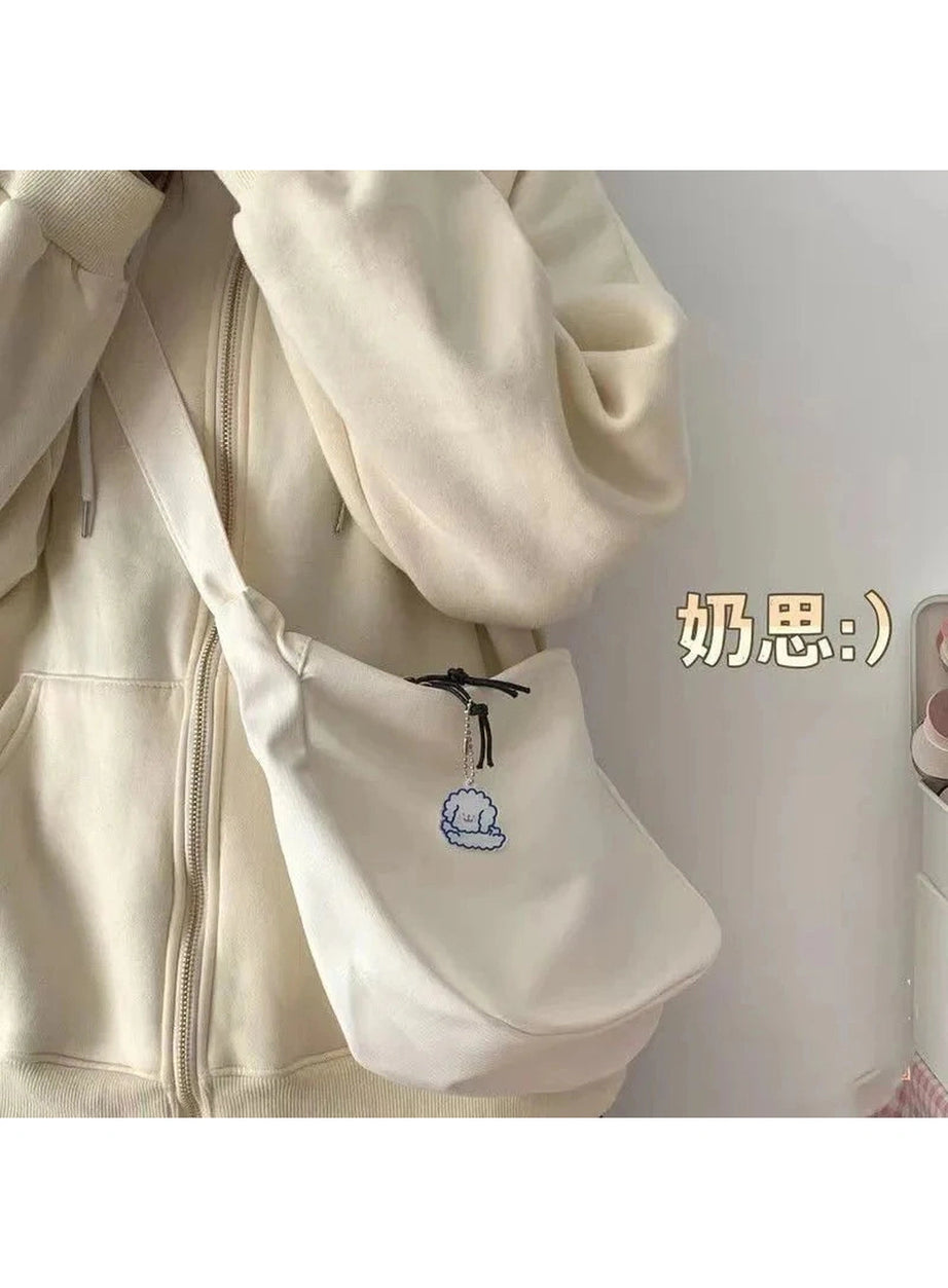 Y2k Solid Harajuku Shoulder Bags