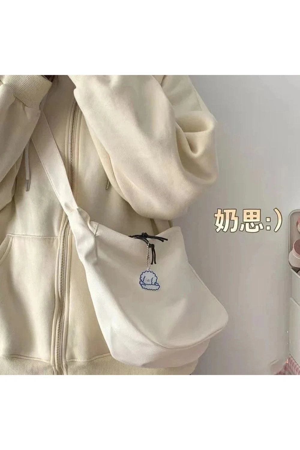 Y2k Solid Harajuku Shoulder Bags