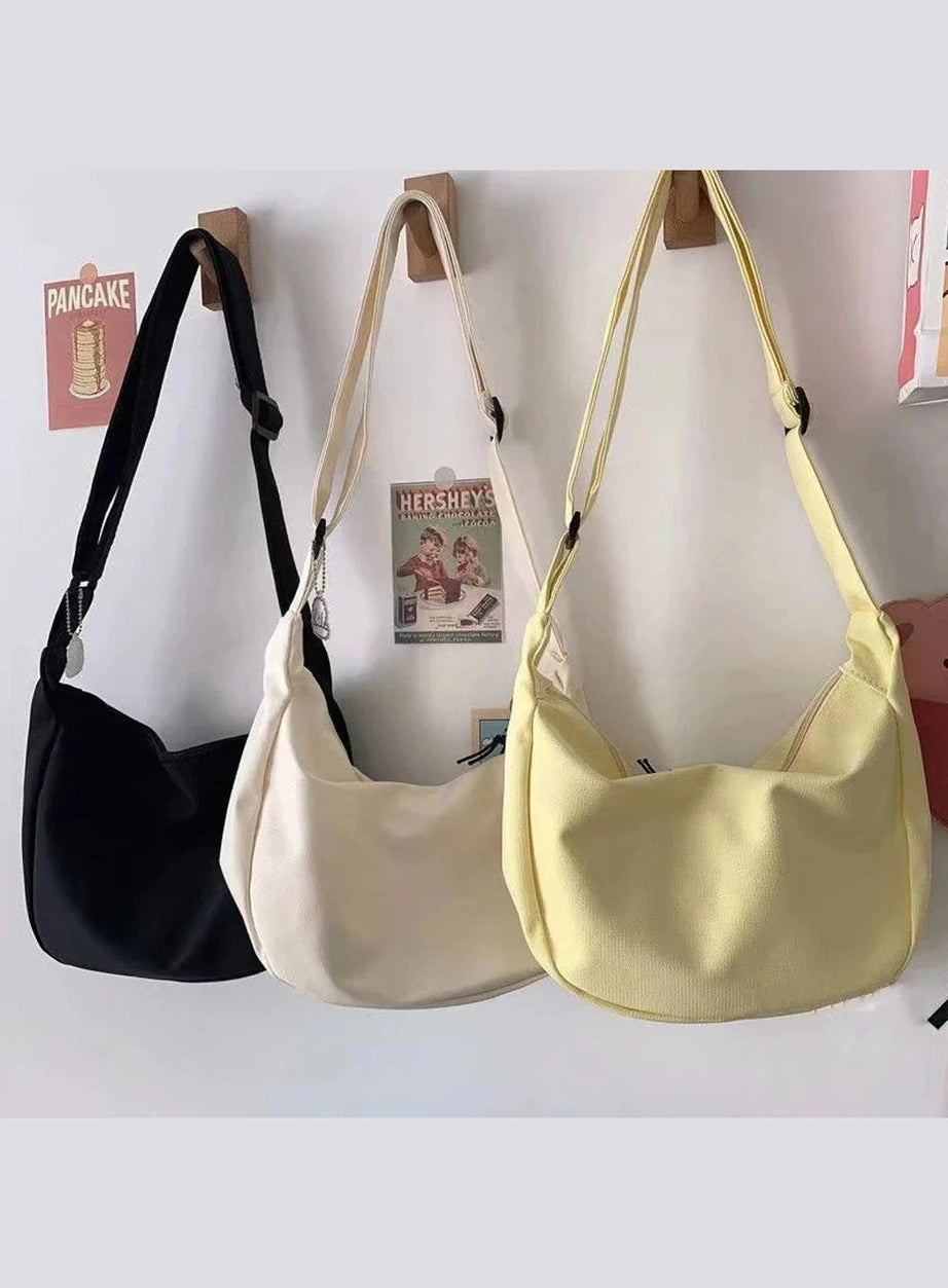 Y2k Solid Harajuku Shoulder Bags