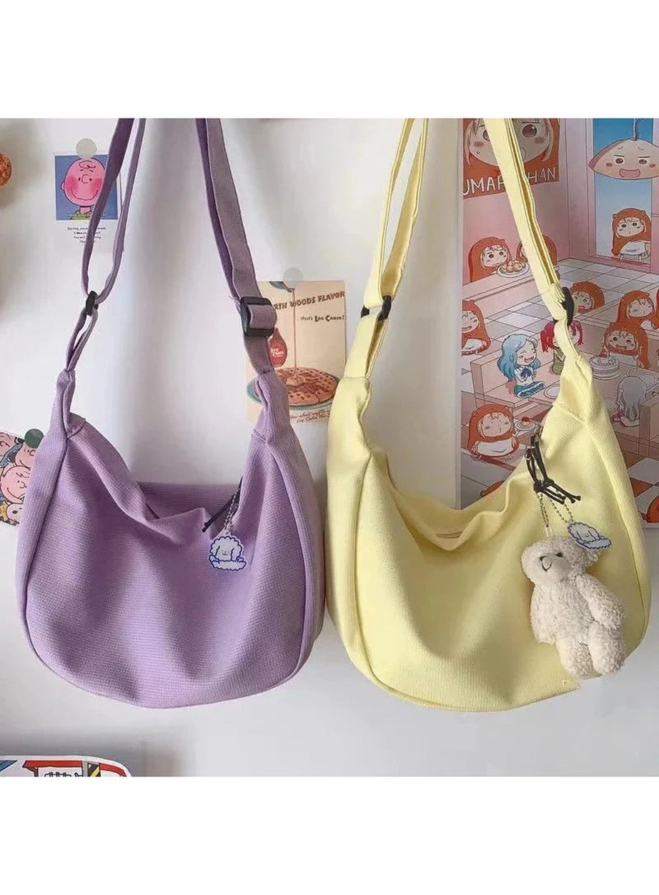 Y2k Solid Harajuku Shoulder Bags