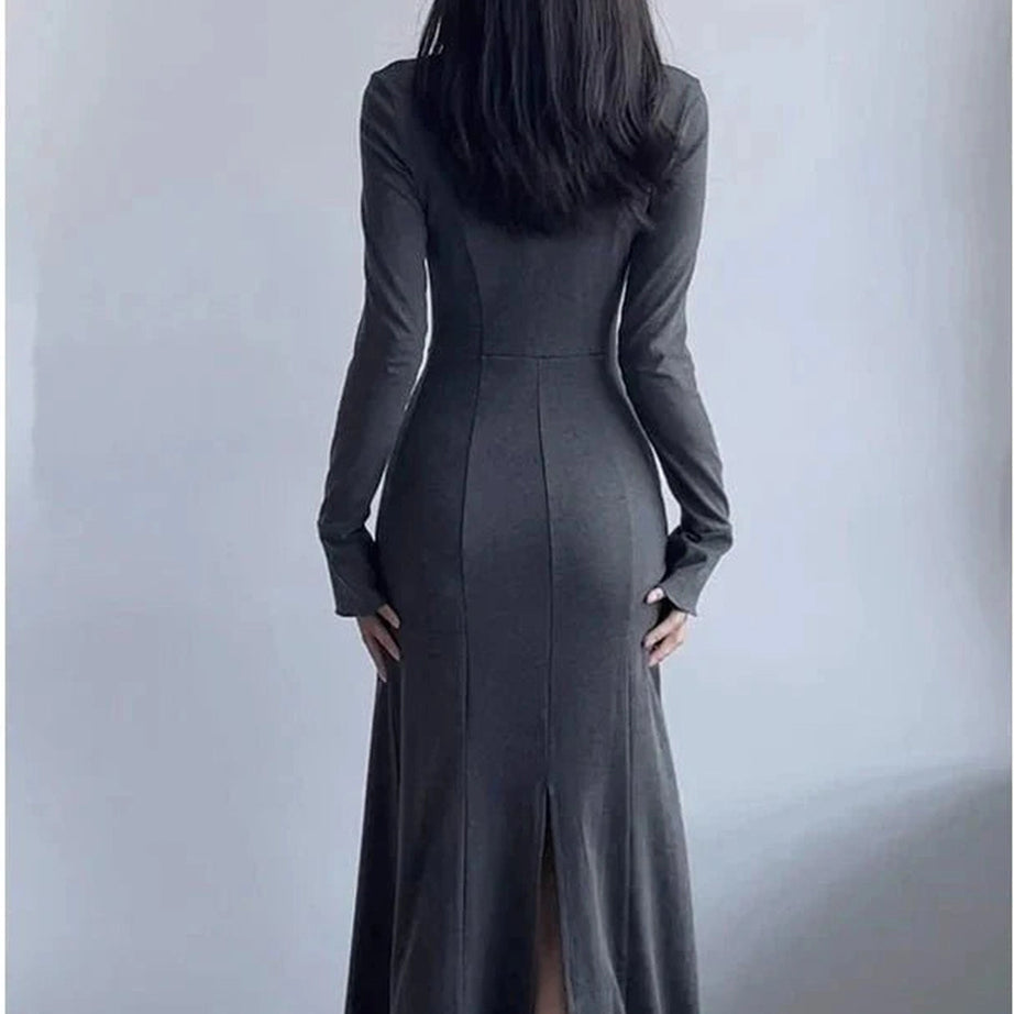 Y2k Square Collar Mermaid Dress