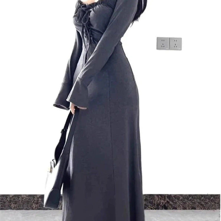 Y2k Square Collar Mermaid Dress