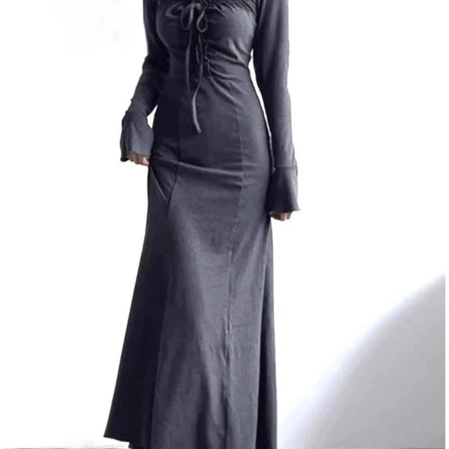 Y2k Square Collar Mermaid Dress