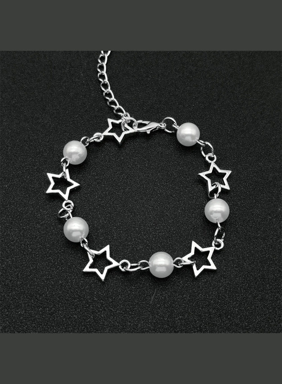 Y2k Star Bead Bracelet