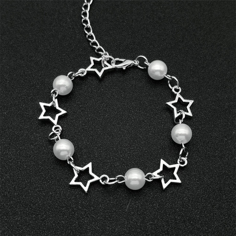 Y2k Star Bead Bracelet