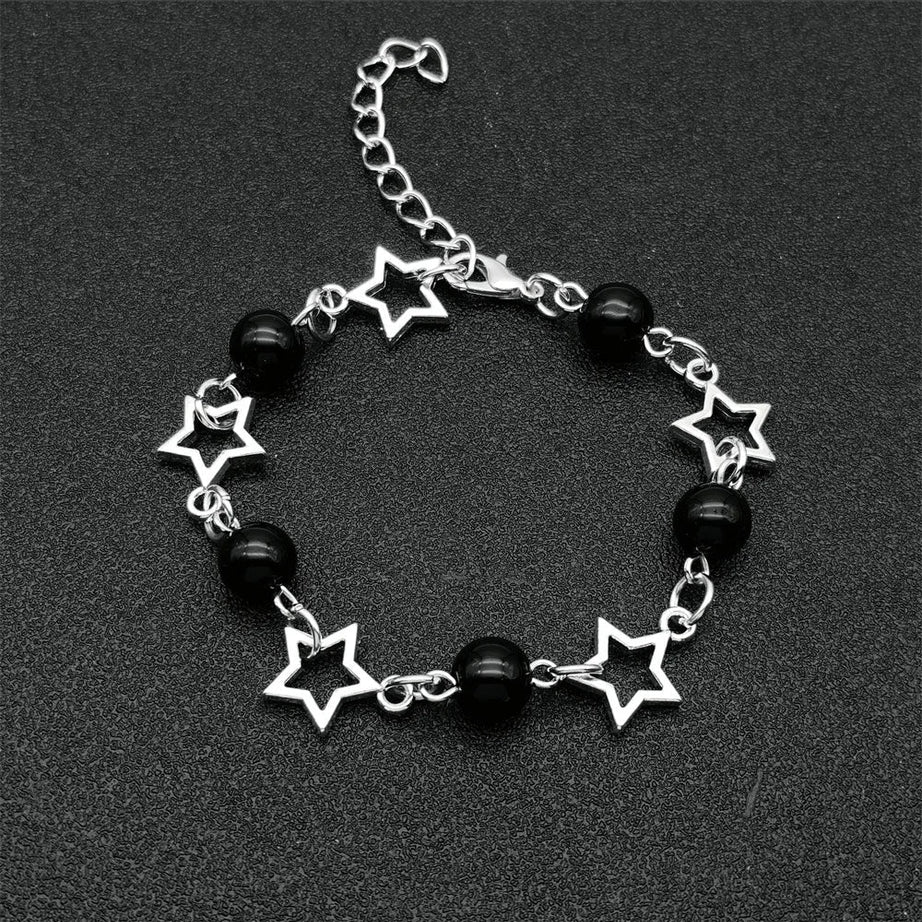 Y2k Star Bead Bracelet