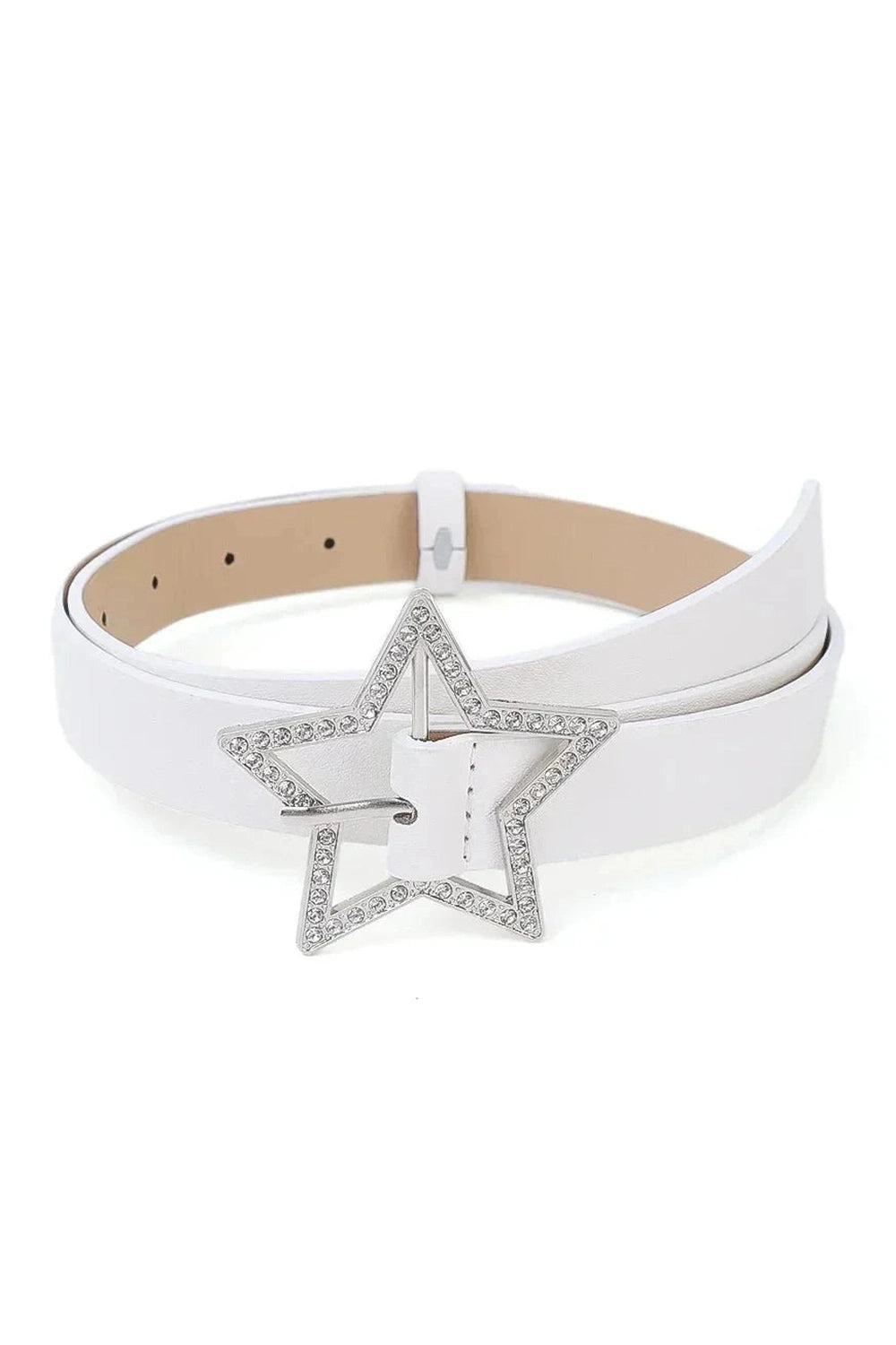 Y2k Star Buckle Rhinestone Belt