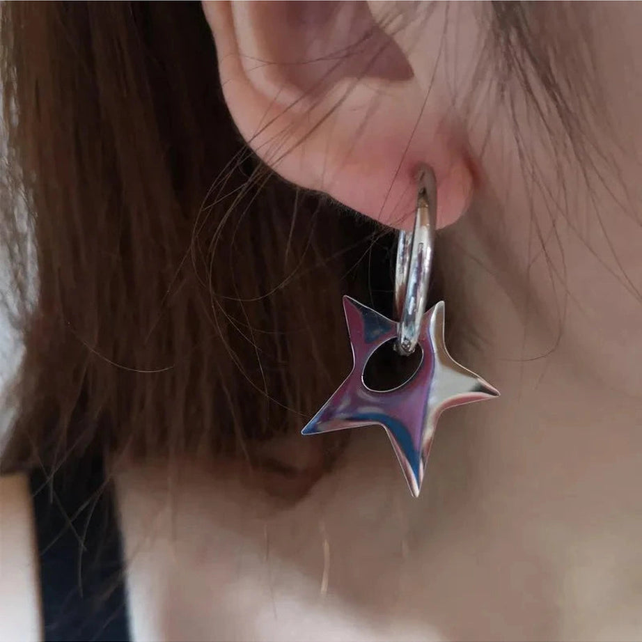 Y2k Star earrings