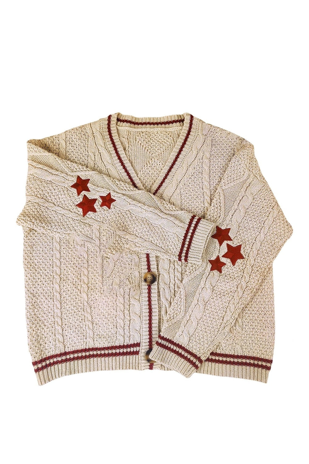 Y2k Star Embroidery Sweater