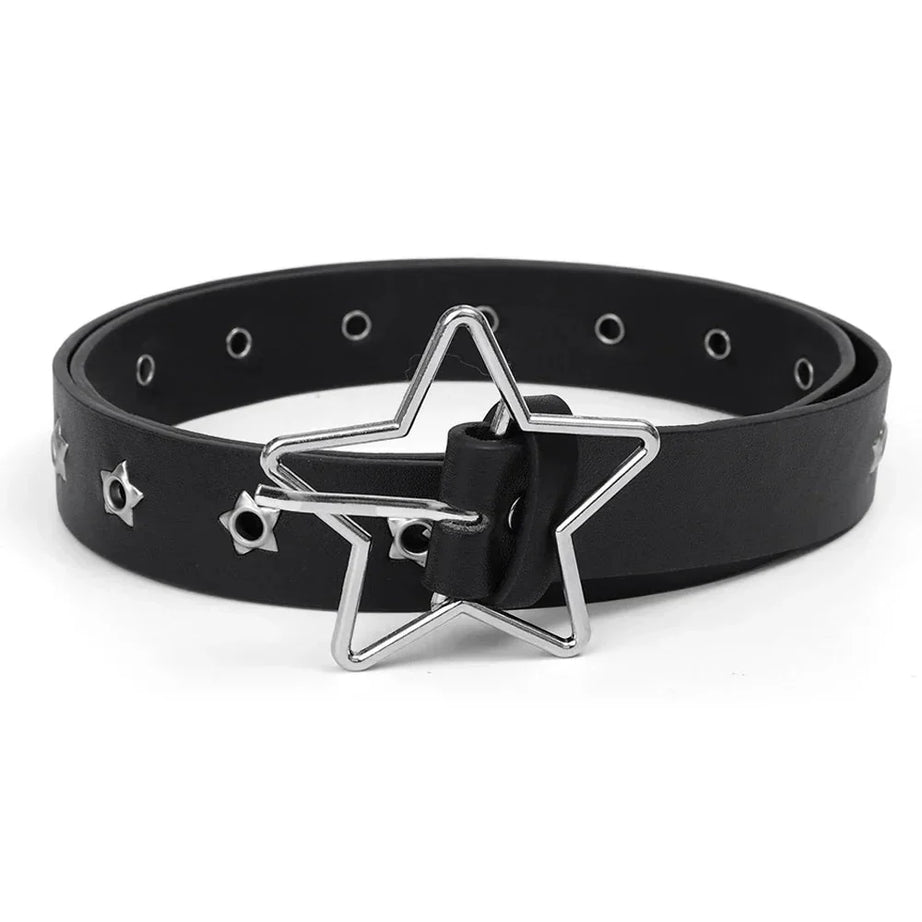 Y2k Star Eye Rivet Belt