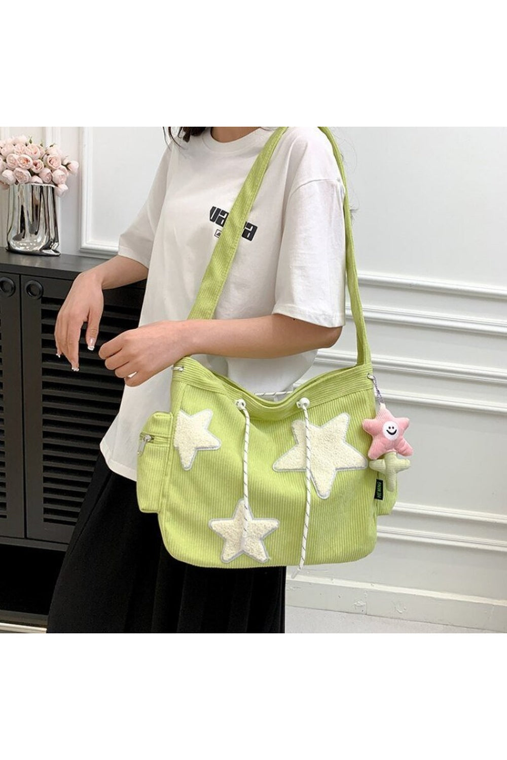 Y2k Star Pendant Crossbody Bag