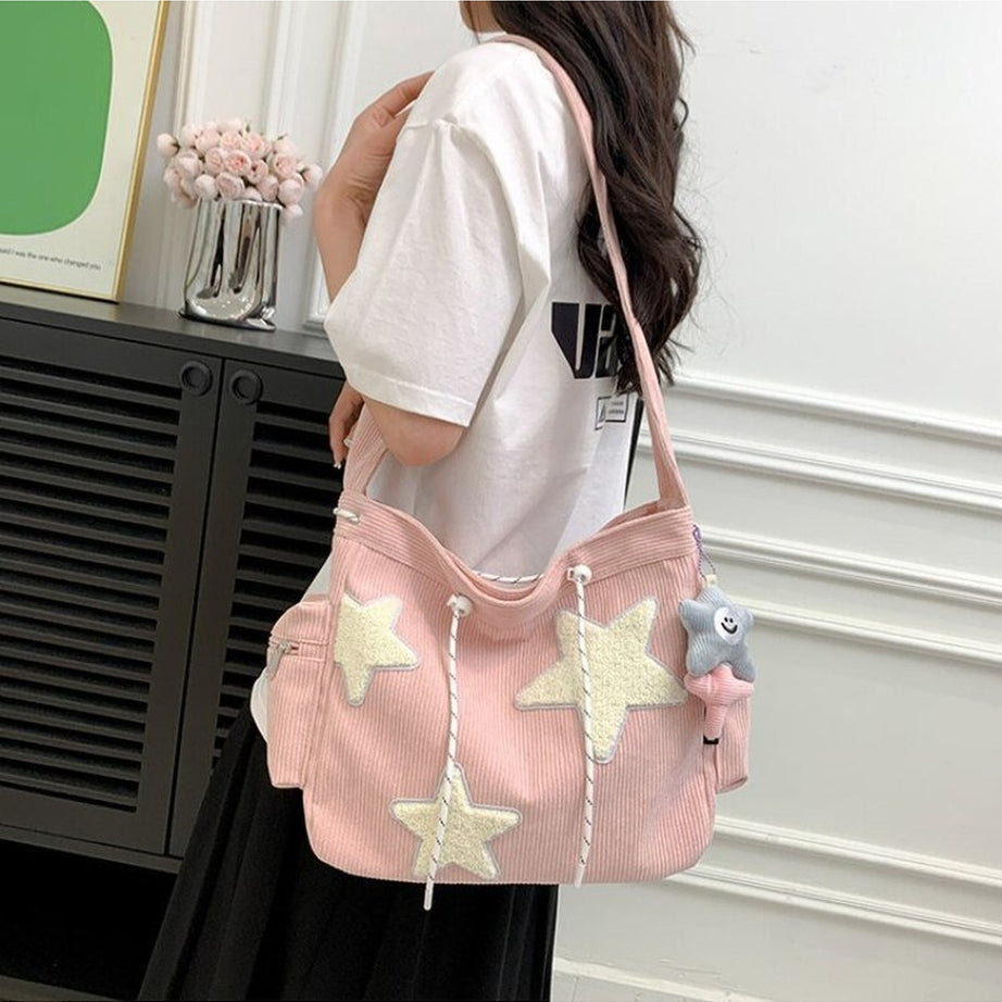Y2k Star Pendant Crossbody Bag