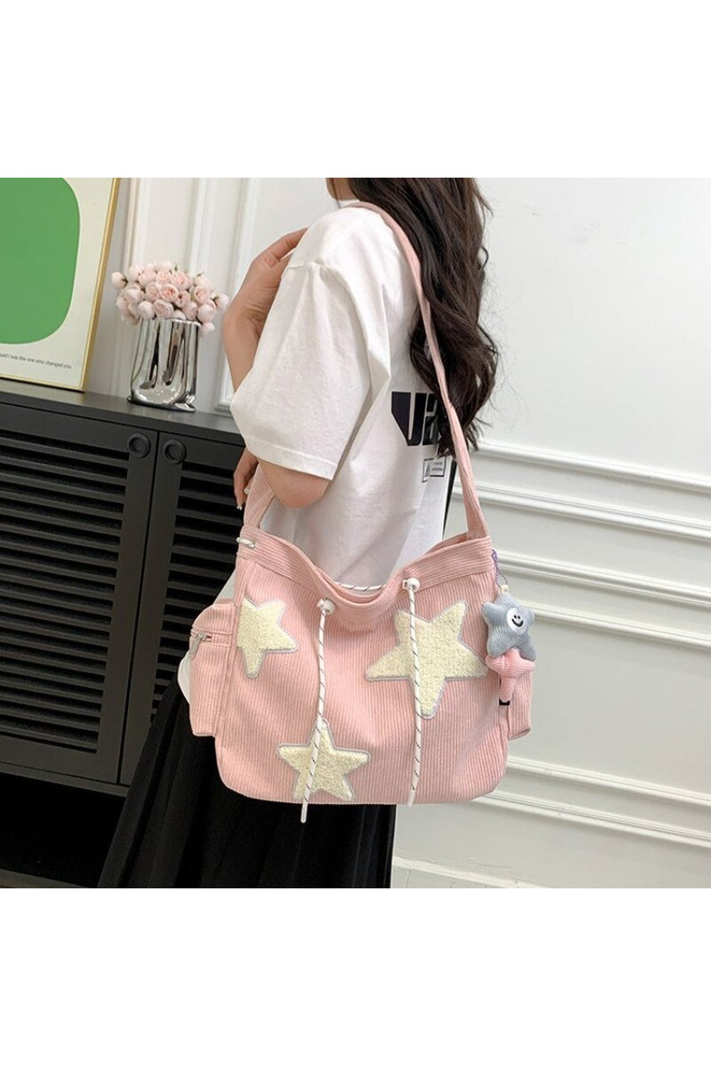 Y2k Star Pendant Crossbody Bag