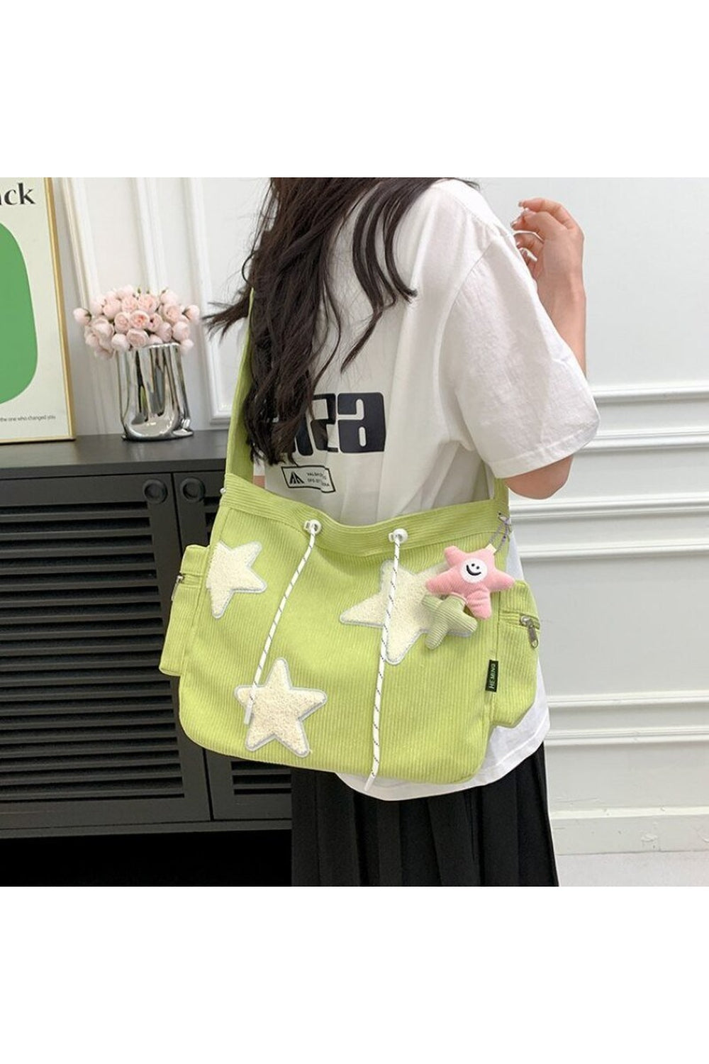 Y2k Star Pendant Crossbody Bag