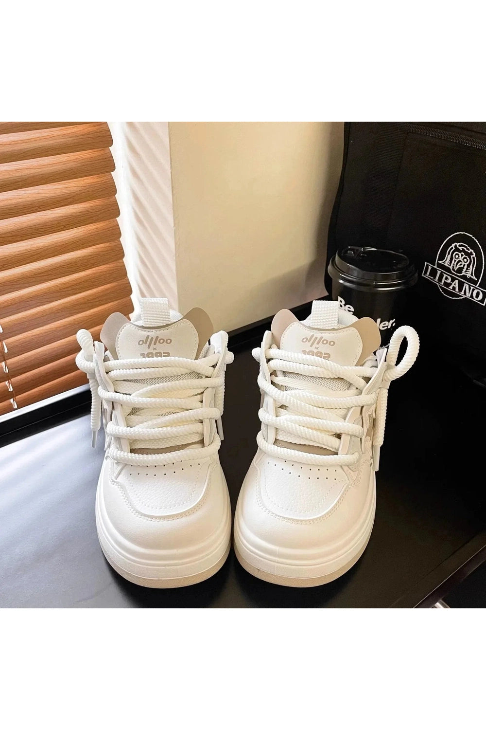 Y2k Acubi Star Platform Sneakers