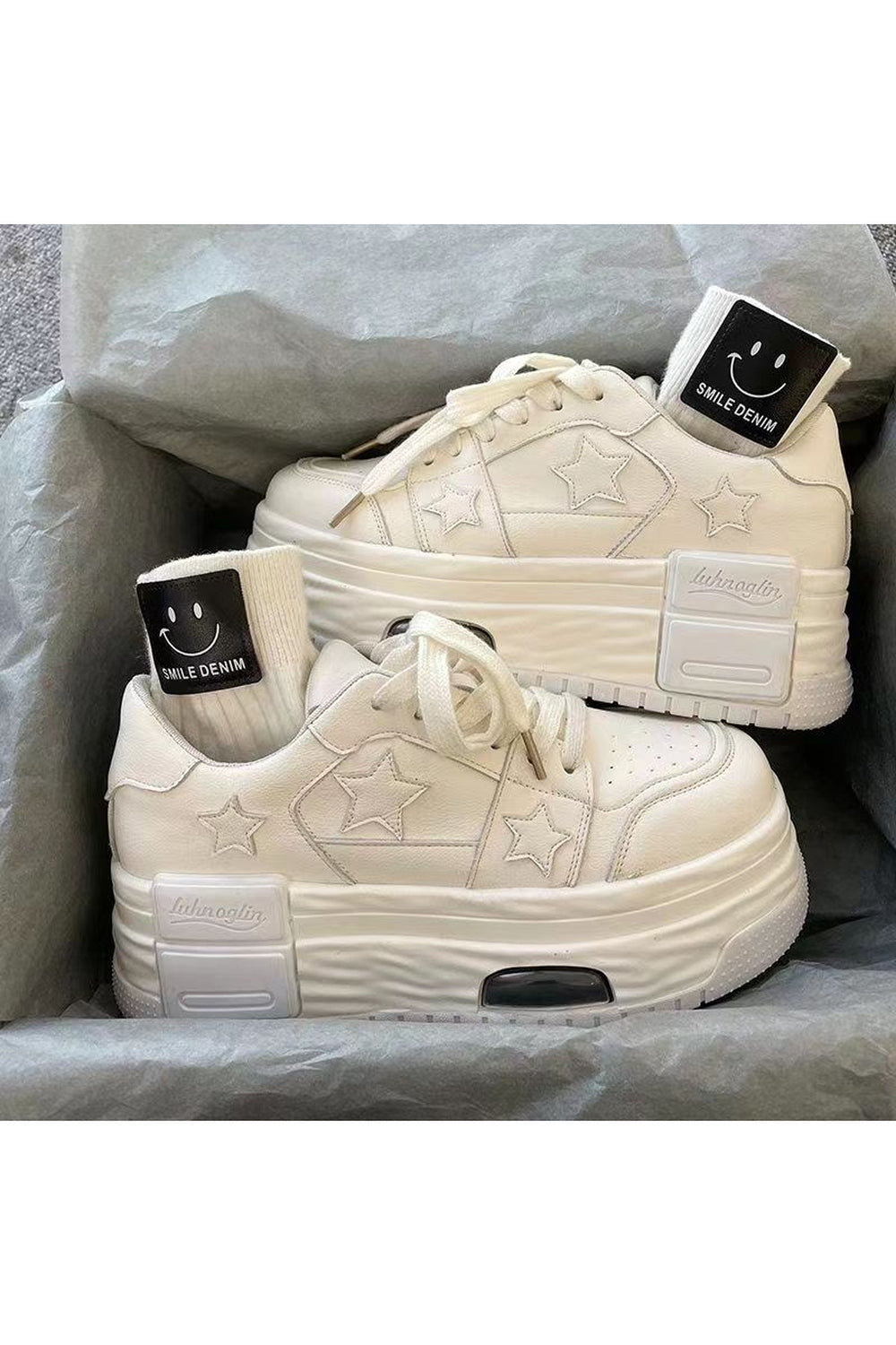 Y2k Acubi Star Skateboard Shoes