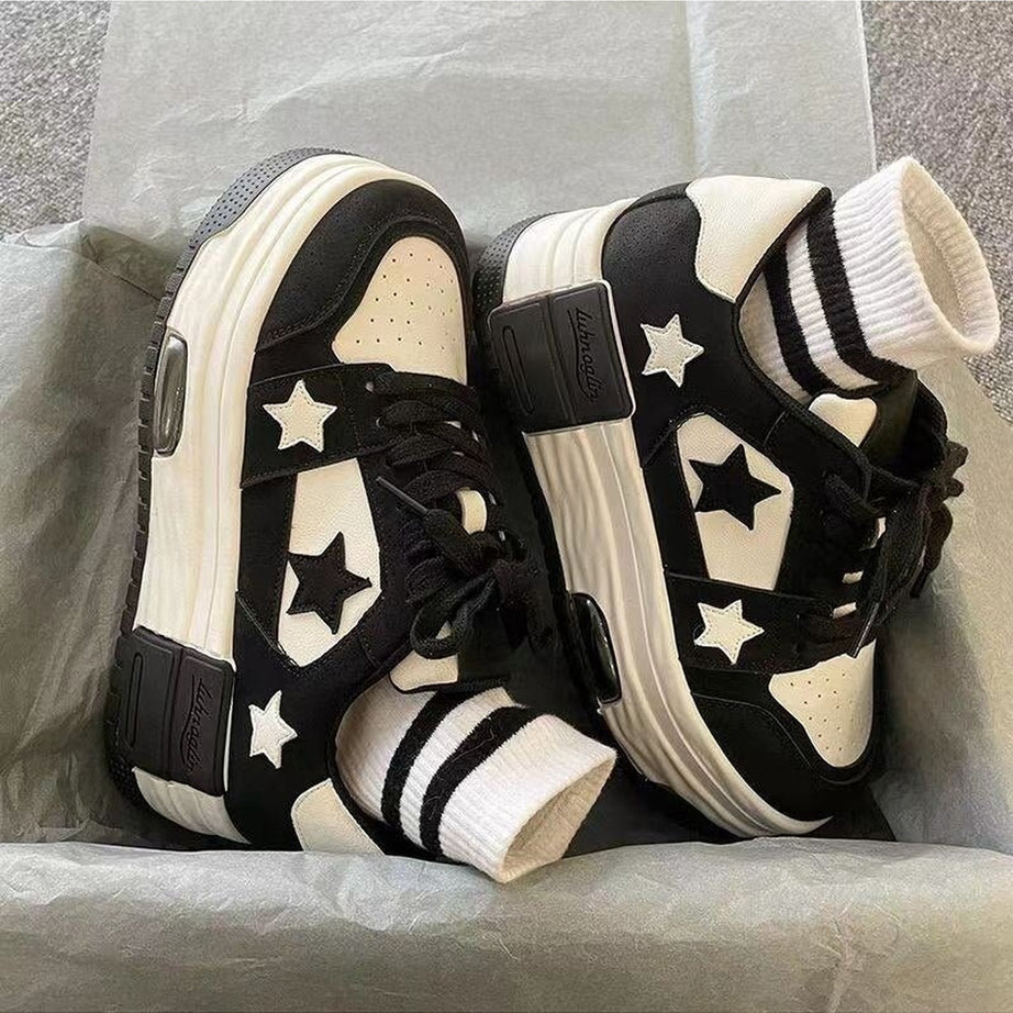 Y2k Acubi Star Skateboard Shoes