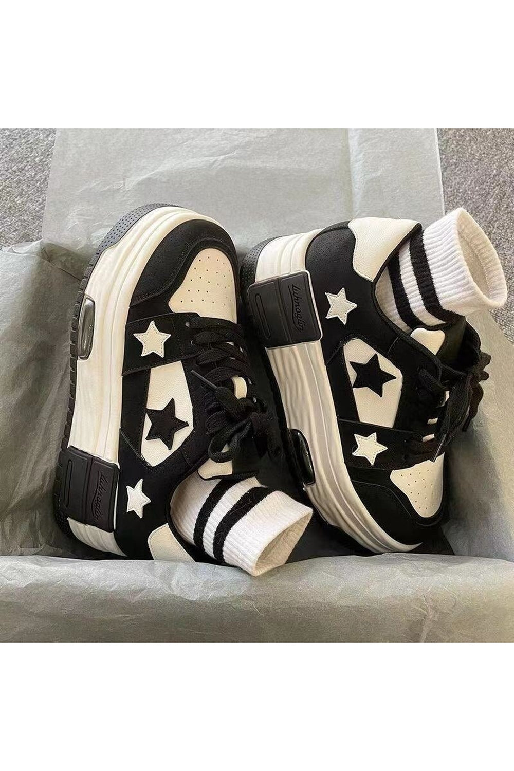Y2k Acubi Star Skateboard Shoes