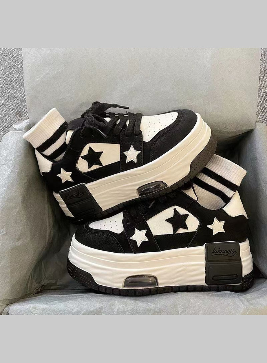 Y2k Acubi Star Skateboard Shoes