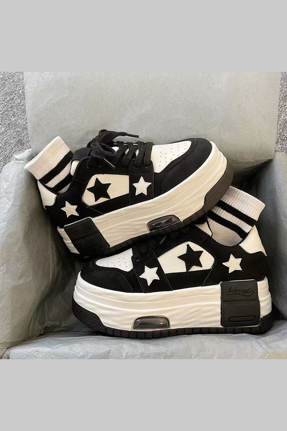 Y2k Acubi Star Skateboard Shoes