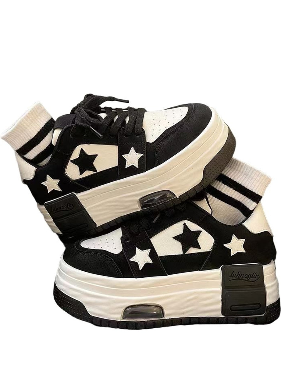 Y2k Acubi Star Skateboard Shoes