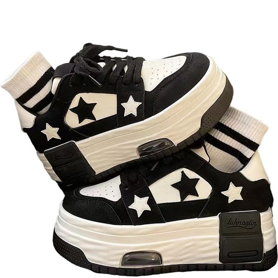 Y2k Acubi Star Skateboard Shoes