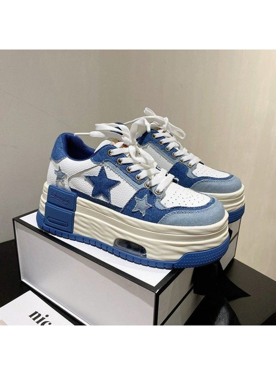 Y2k Acubi Star Skateboard Shoes