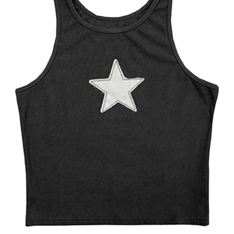 Y2k Acubi Stardom Bound Tank Top