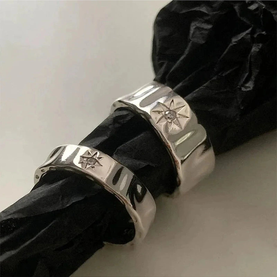 Y2k Stellar Gleam Duo Rings