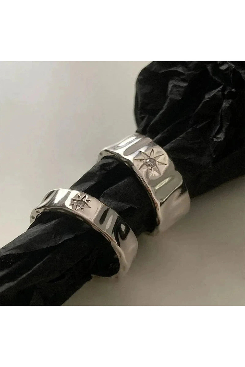 Y2k Stellar Gleam Duo Rings