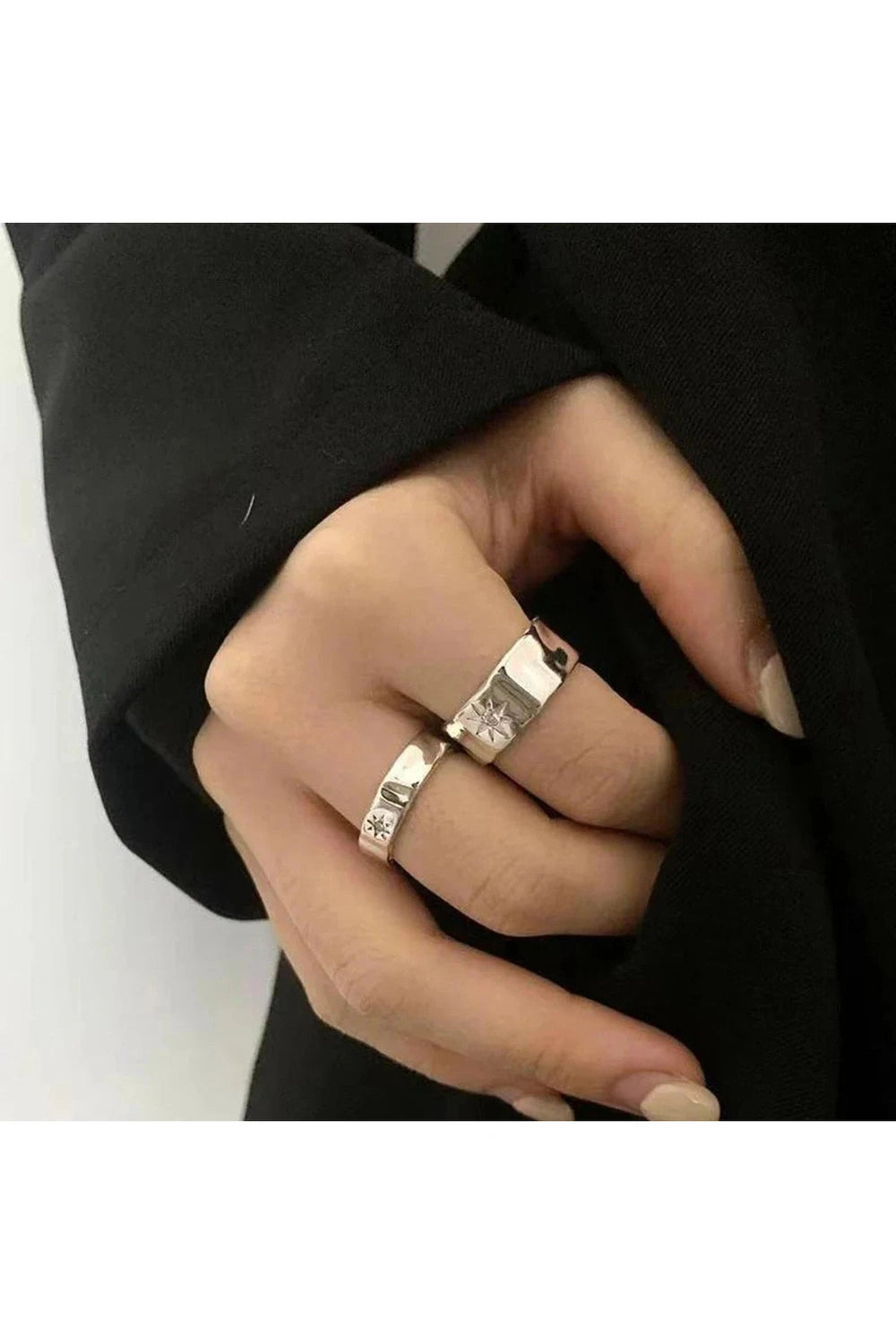 Y2k Stellar Gleam Duo Rings