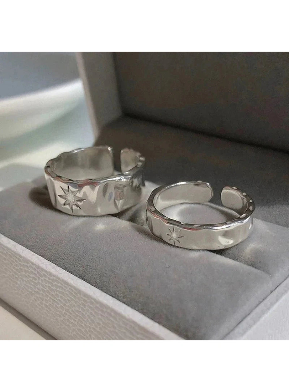Y2k Stellar Gleam Duo Rings