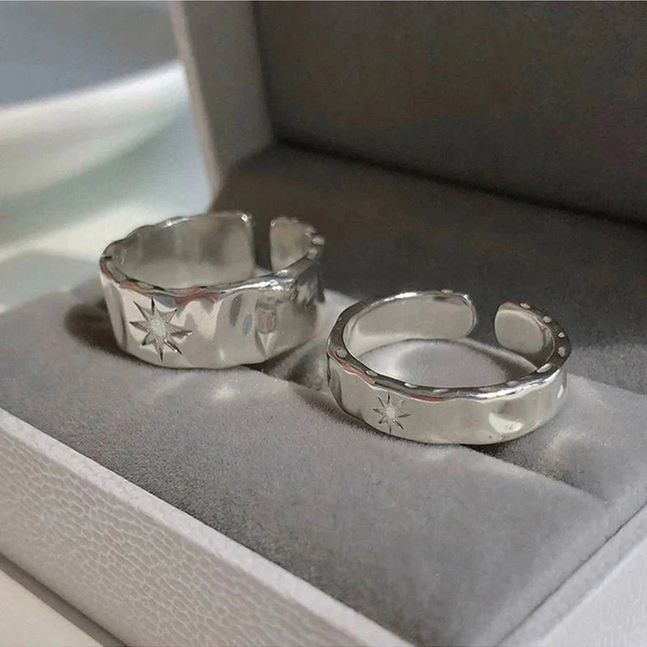 Y2k Stellar Gleam Duo Rings