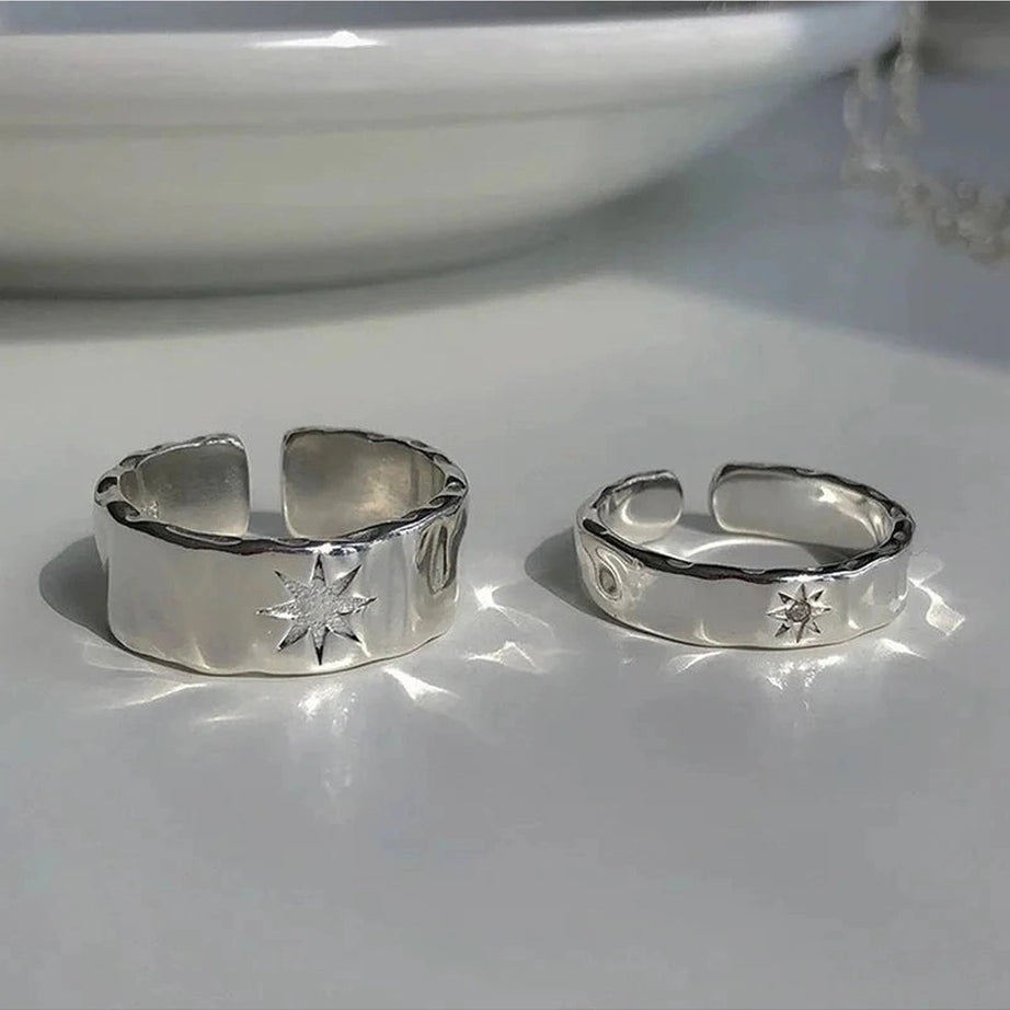 Y2k Stellar Gleam Duo Rings